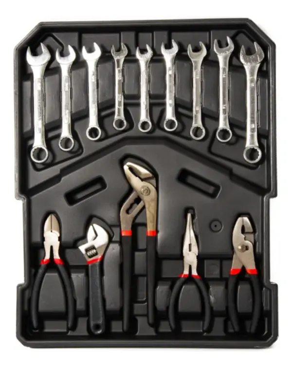 Set Kit De Herramientas Salkor Shh1300 Maletín De Aluminio 130 Pzas Juego Llaves Tubos - Image 7